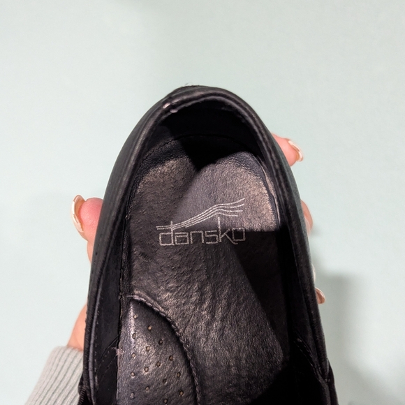 Dansko‎ Black Leather Clogs with Buckle - Picture 5 of 9